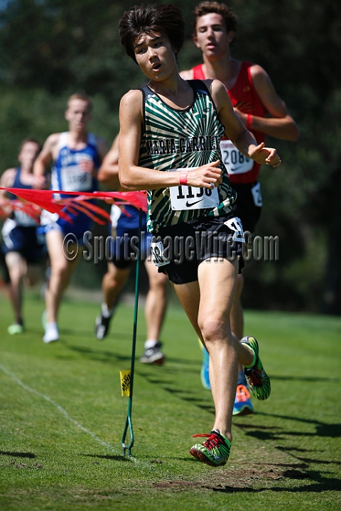 2014StanfordD2Boys-111.JPG - D2 boys race at the Stanford Invitational, September 27, Stanford Golf Course, Stanford, California.